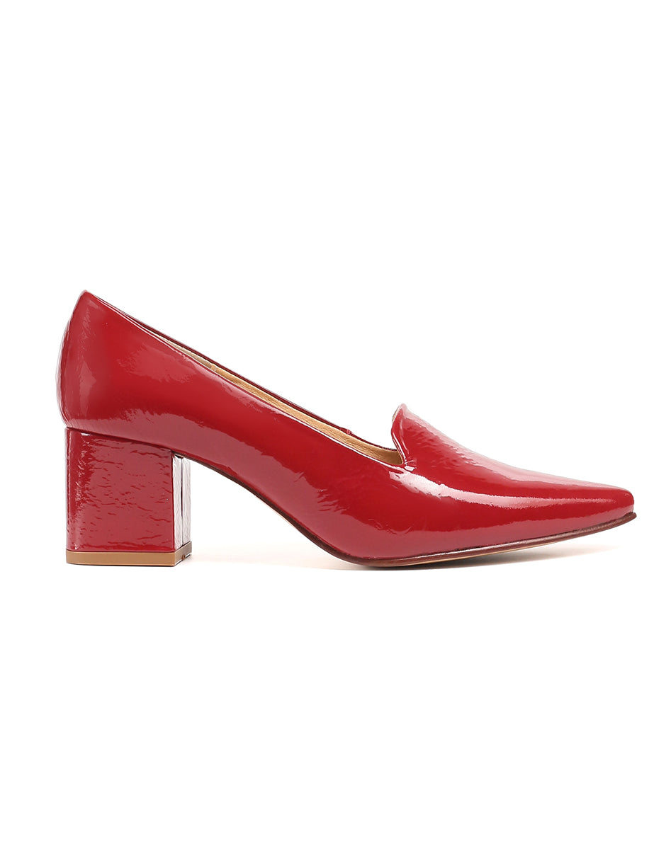 ZAPATILLA DE CHAROL CORRUGADO SAM 711