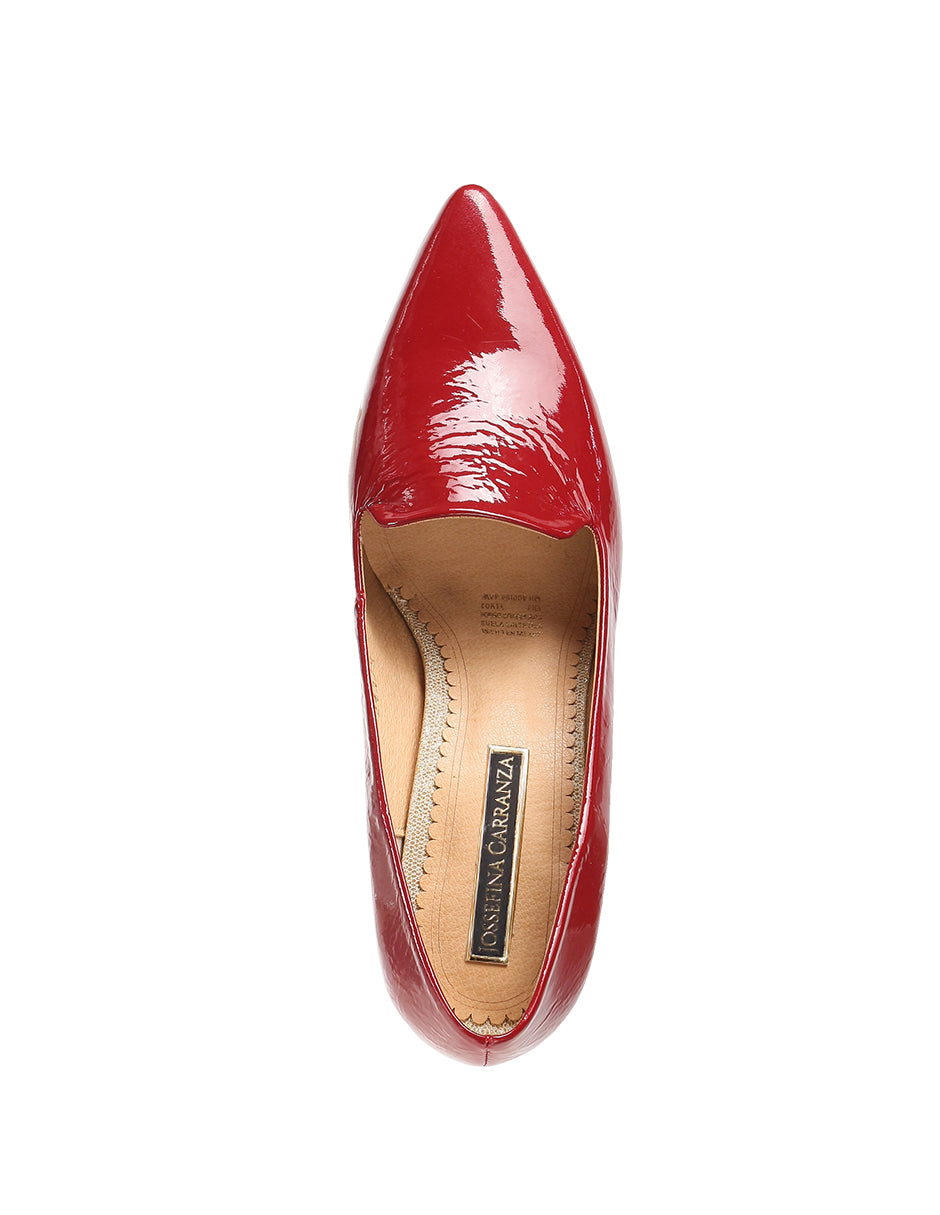 ZAPATILLA DE CHAROL CORRUGADO SAM 711