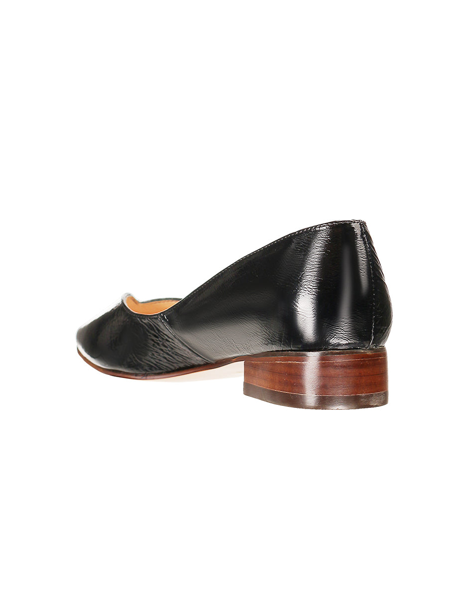 ZAPATILLA DE CHAROL CORRUGADO JOSSEFINA 011