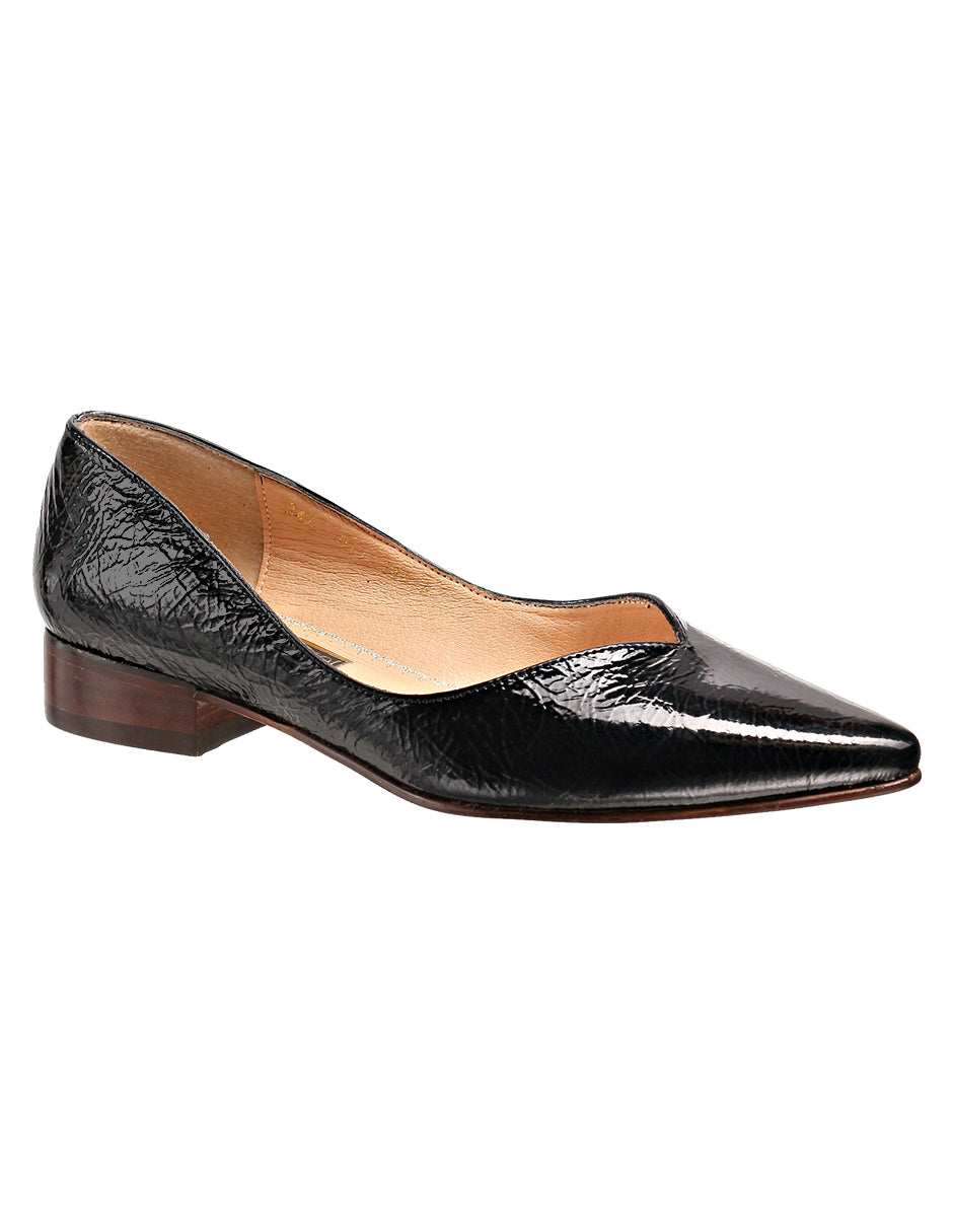 ZAPATILLA DE CHAROL CORRUGADO JOSSEFINA 011
