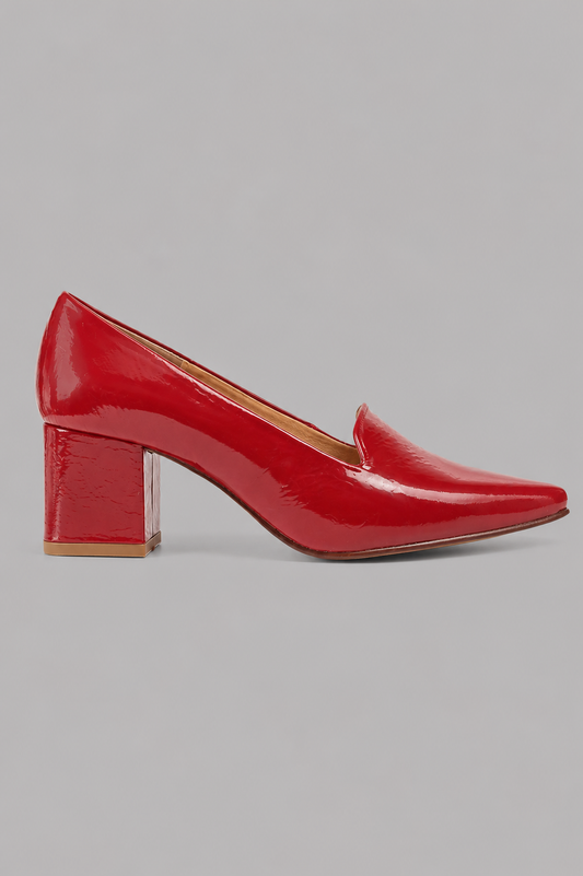 ZAPATILLA DE CHAROL CORRUGADO SAM 711