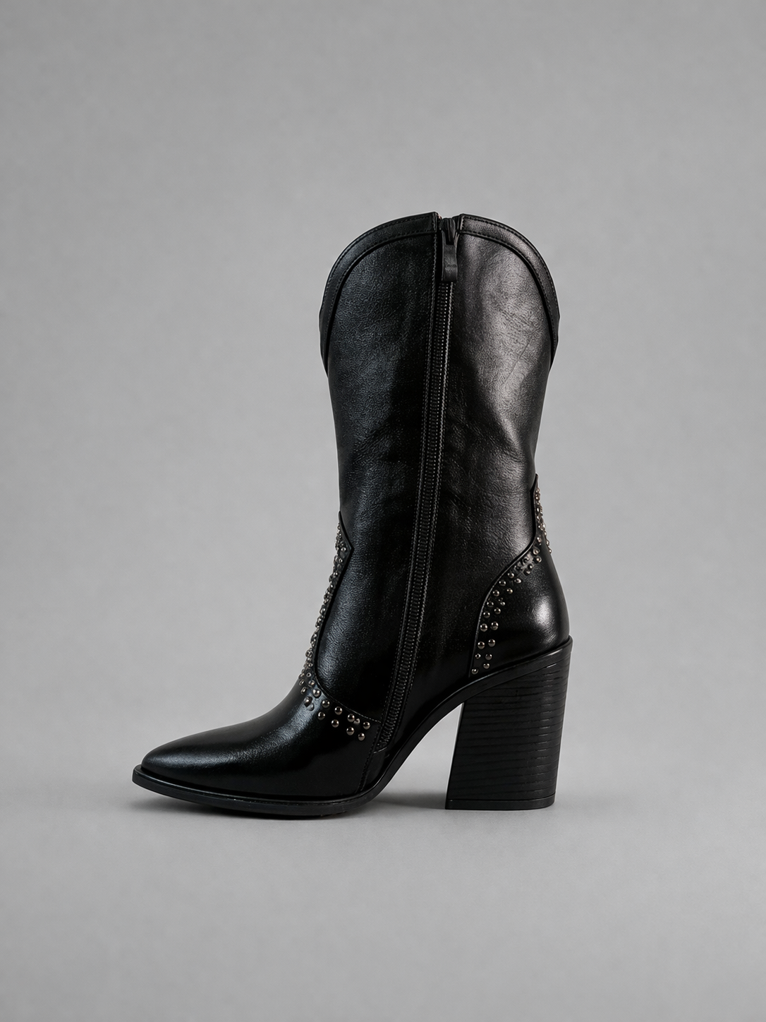 BOTA VAQUERA ALLAN 082 BLACKSILVER