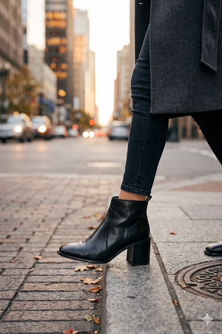 BOTIN DE PIEL LIVIANA 701