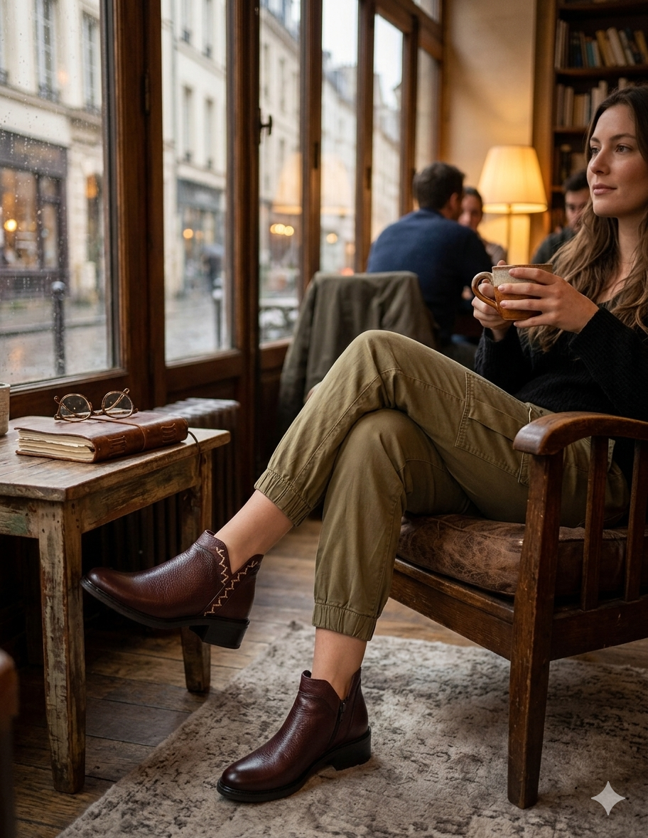 BOTIN DE PIEL LULU 814
