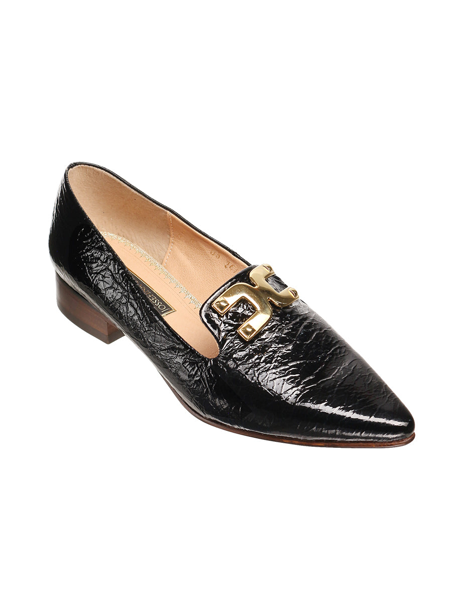 ZAPATILLA DE CHAROL CORRUGADO JOSSEFINA 03H
