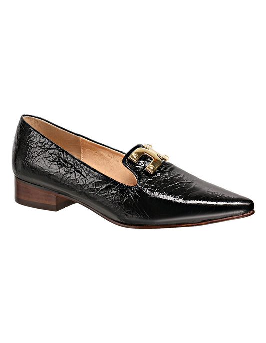 ZAPATILLA DE CHAROL CORRUGADO JOSSEFINA 03H