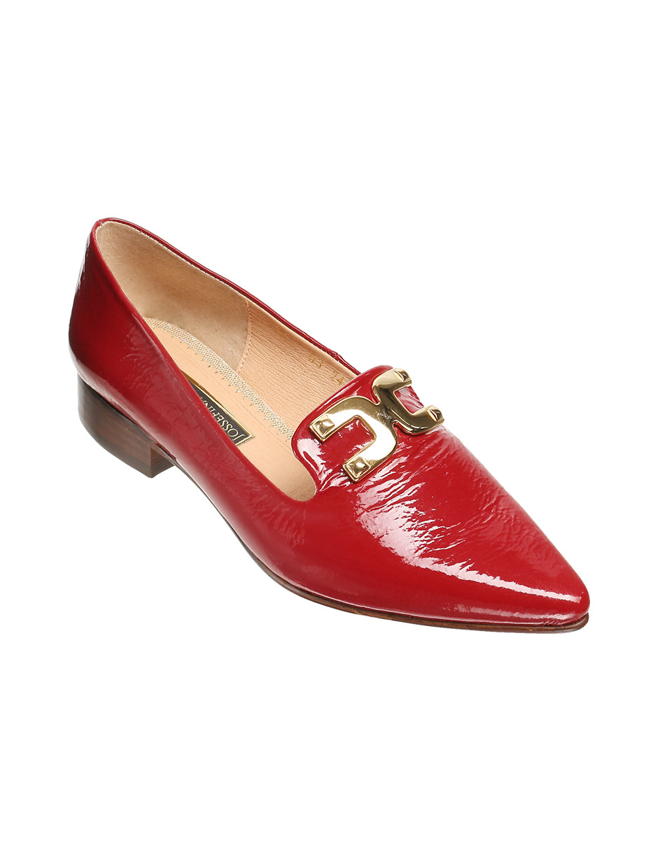 ZAPATILLA DE CHAROL CORRUGADO JOSSEFINA 03H