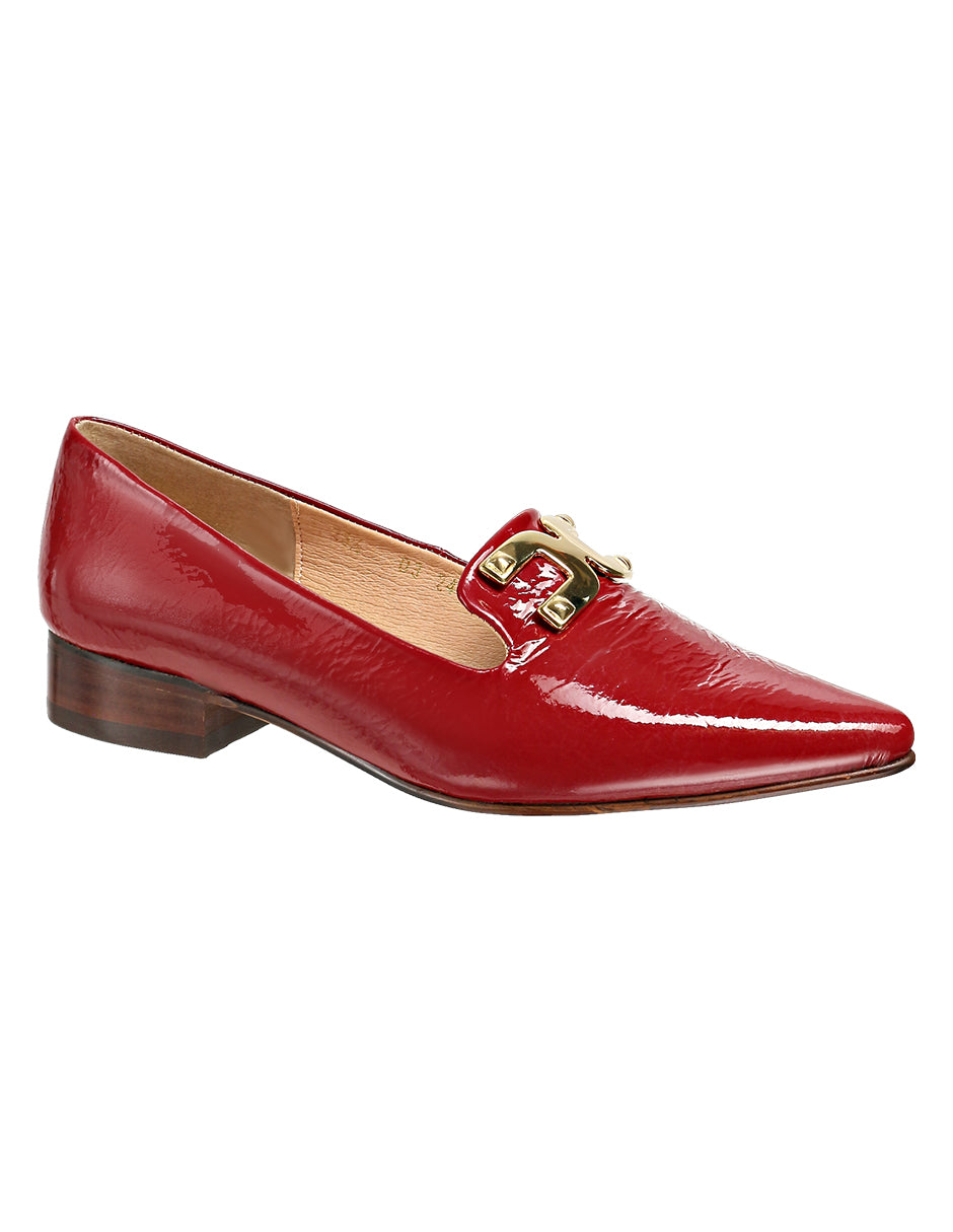 ZAPATILLA DE CHAROL CORRUGADO JOSSEFINA 03H