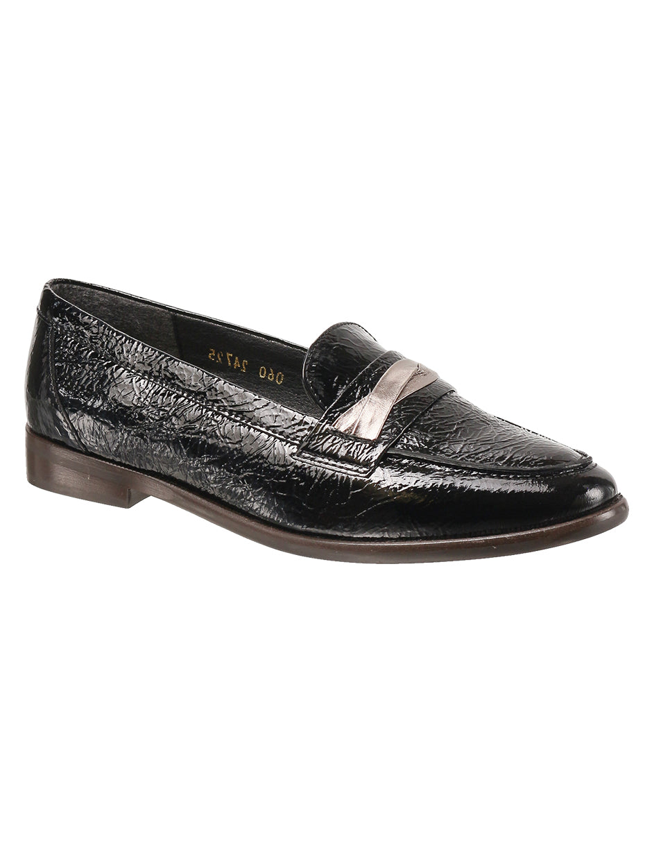 MOCASIN DE CHAROL CORRUGADO MARTITA 060