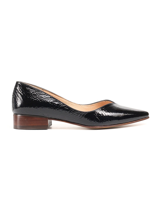 ZAPATILLA DE CHAROL CORRUGADO JOSSEFINA 011